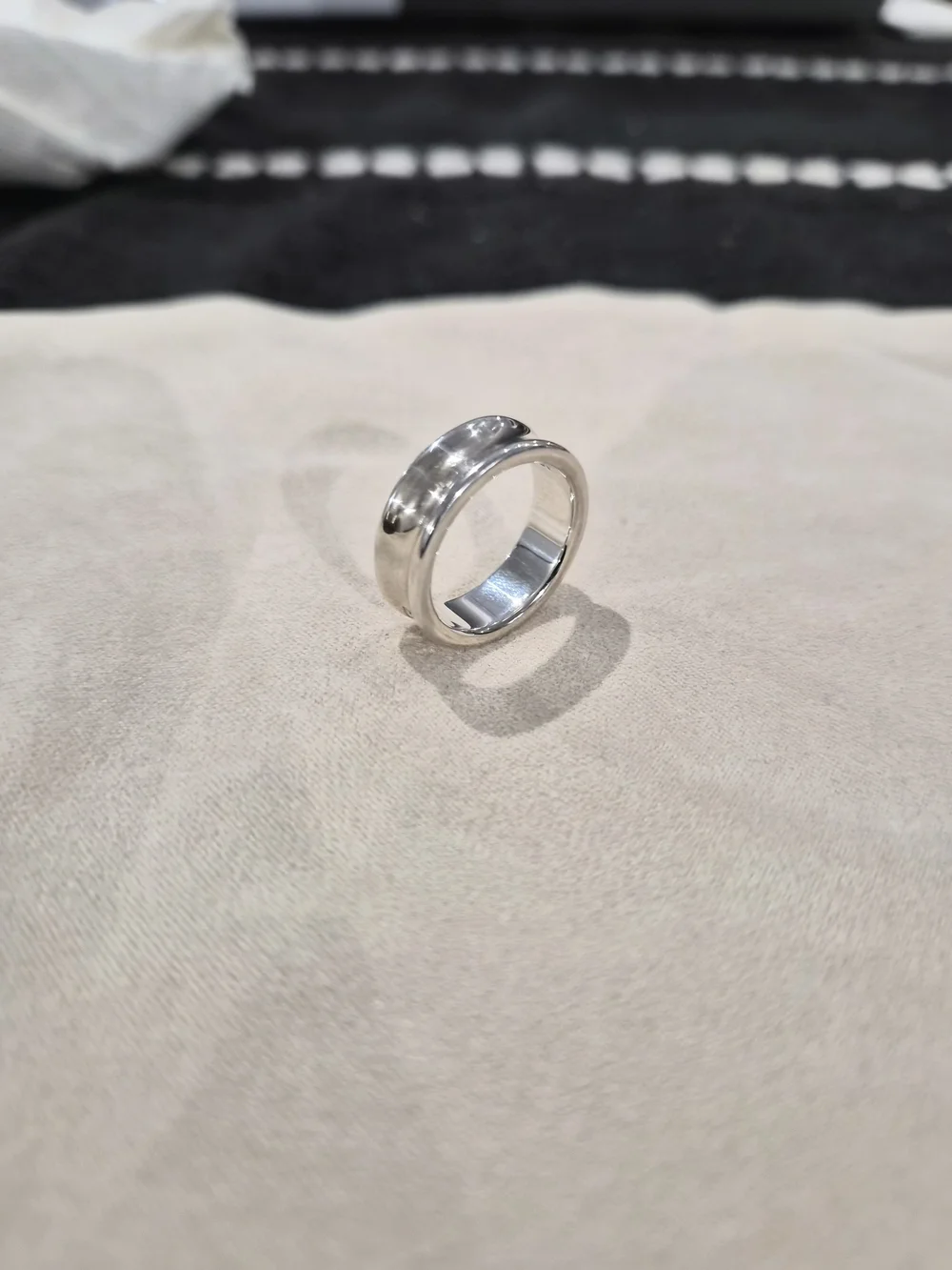 Tiffany & Co. (925) Sterling Silver '1837' Ring - Size 6